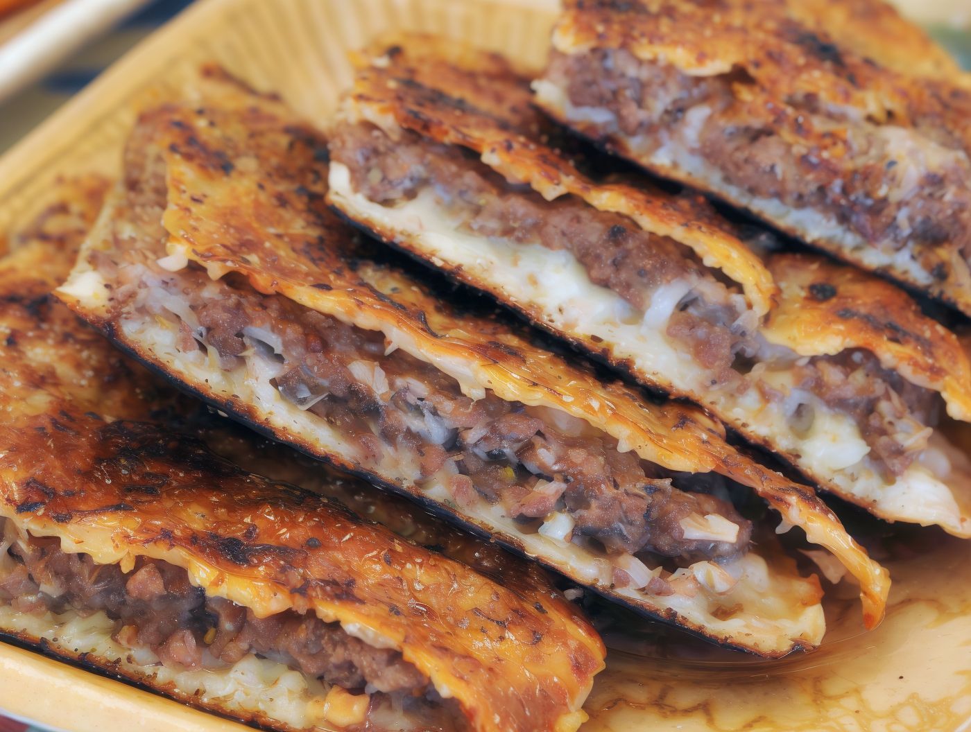 Hawawshi With Roumi Cheese