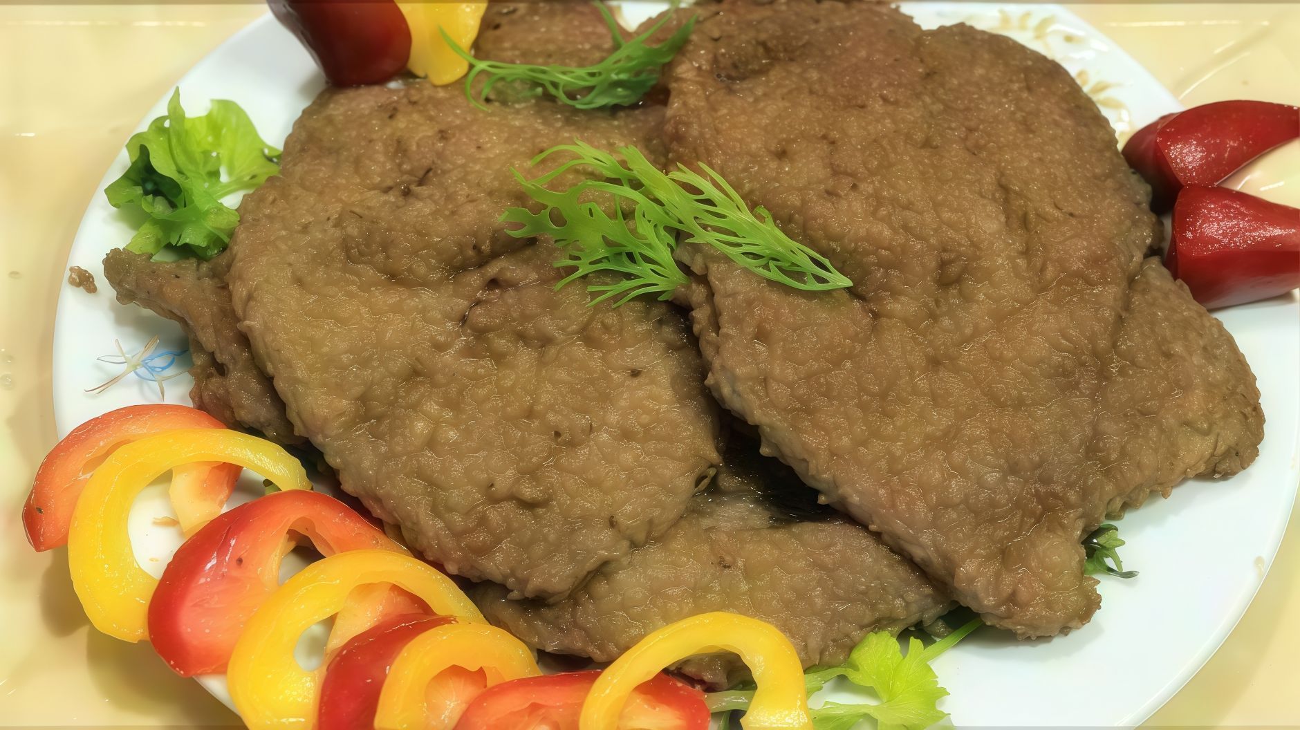 Half kilo fried veal liver