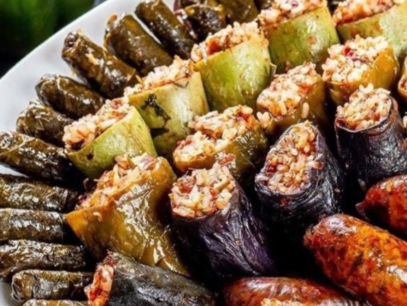 Large varied assorted Mahshi vegetables