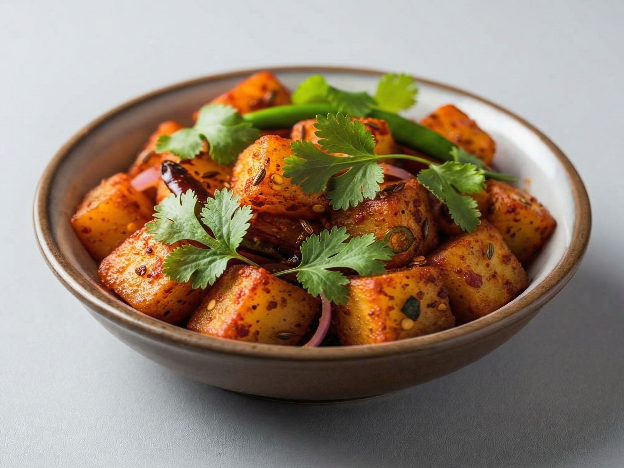 Spicy Potato With Coriander