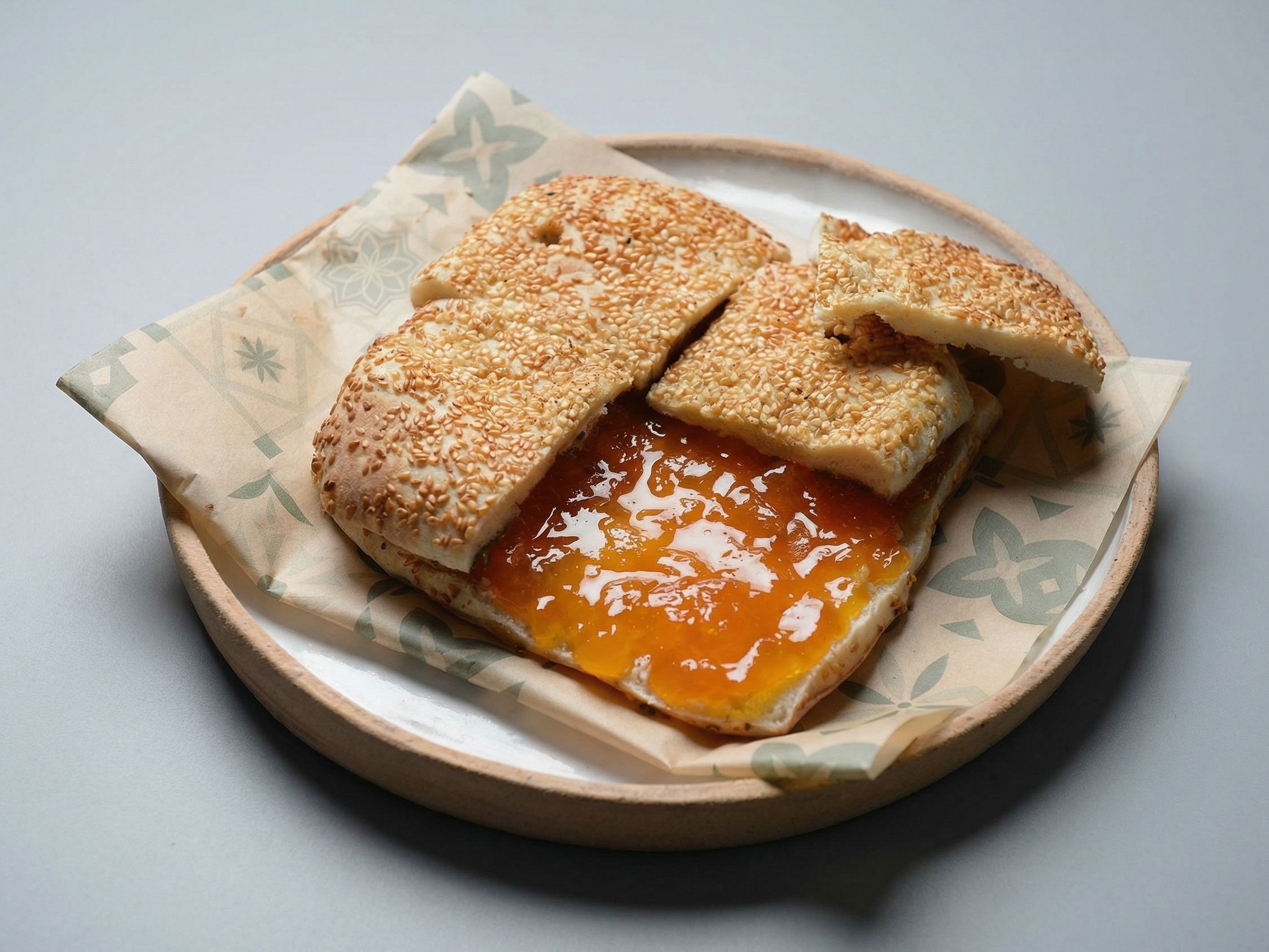 Jam and butter