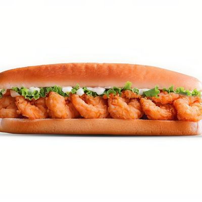Cheddar Zinger Shrimp Sandwich
