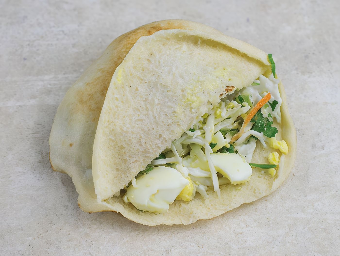 Mashed Egg Sandwich