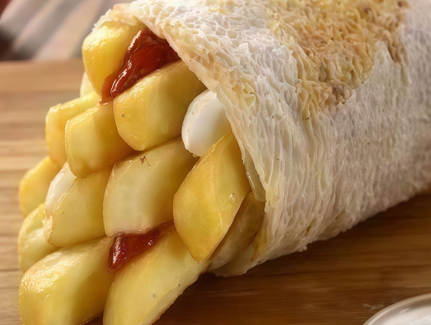 Pastrami Potato Roll Sandwich