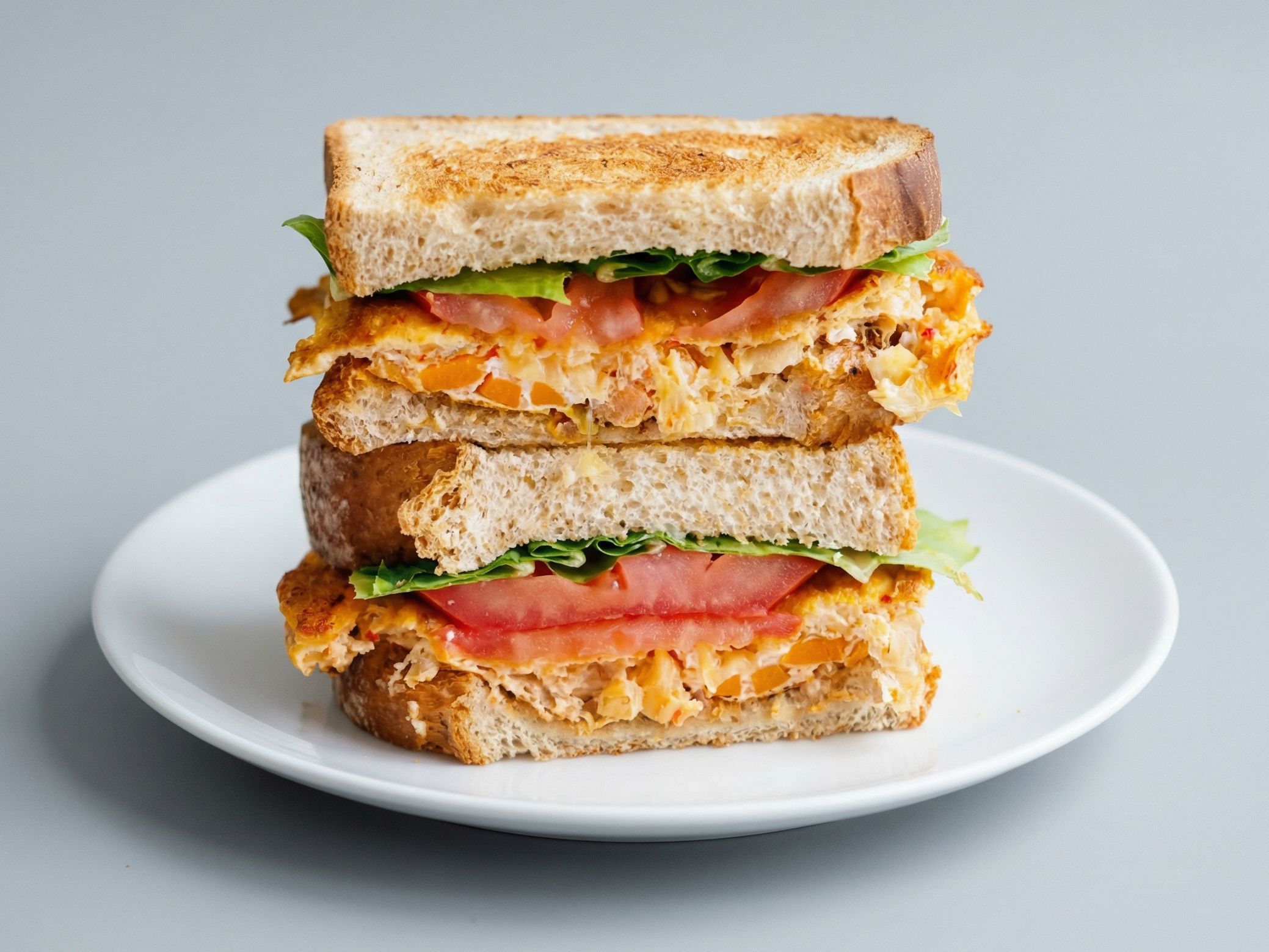 Pastrami Omelette Sandwich