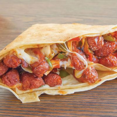 Oriental sausage crepe