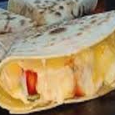 Cheddar cheese crepe