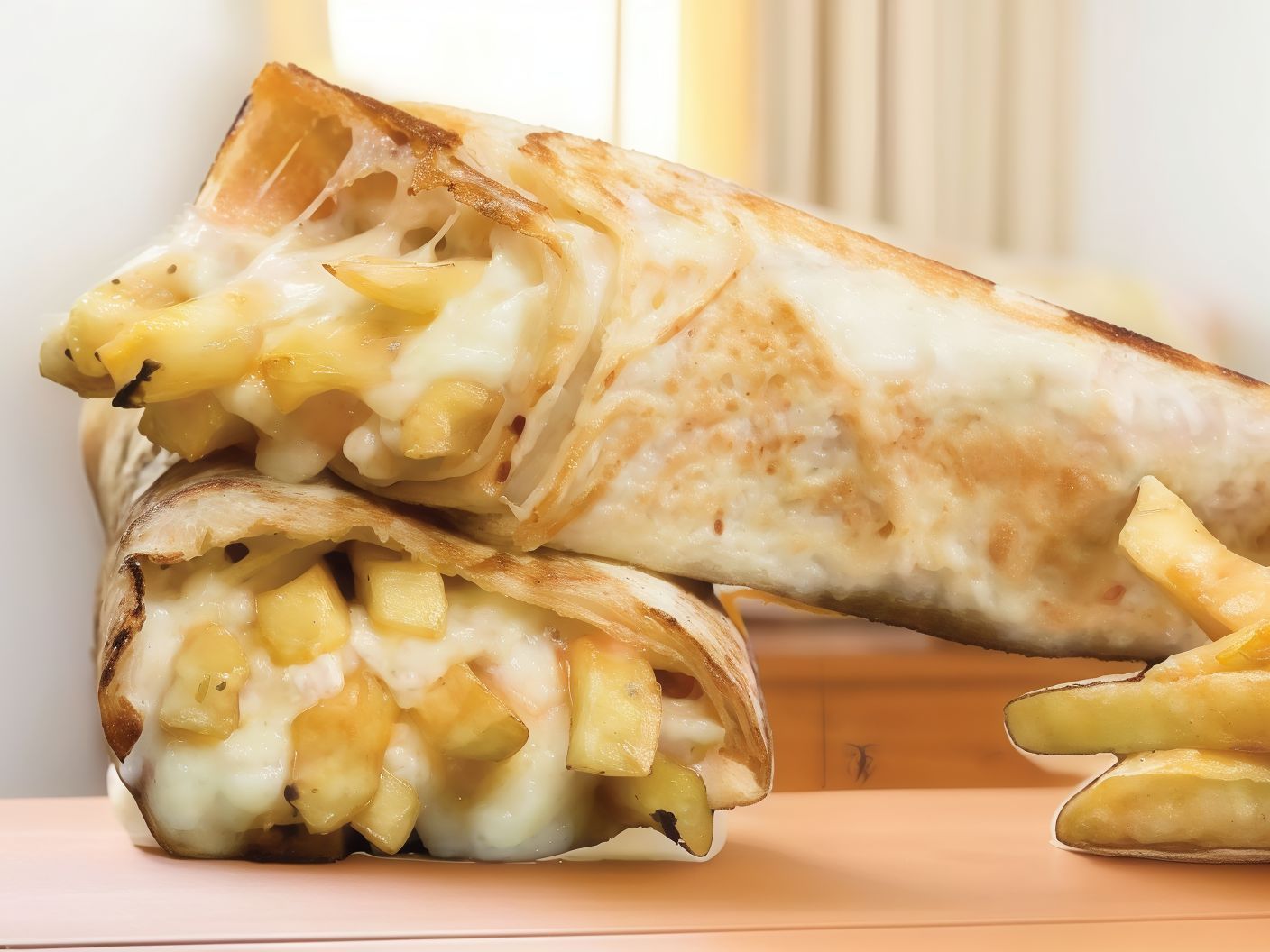 Syrian Potato Mixed Cheese Sandwich