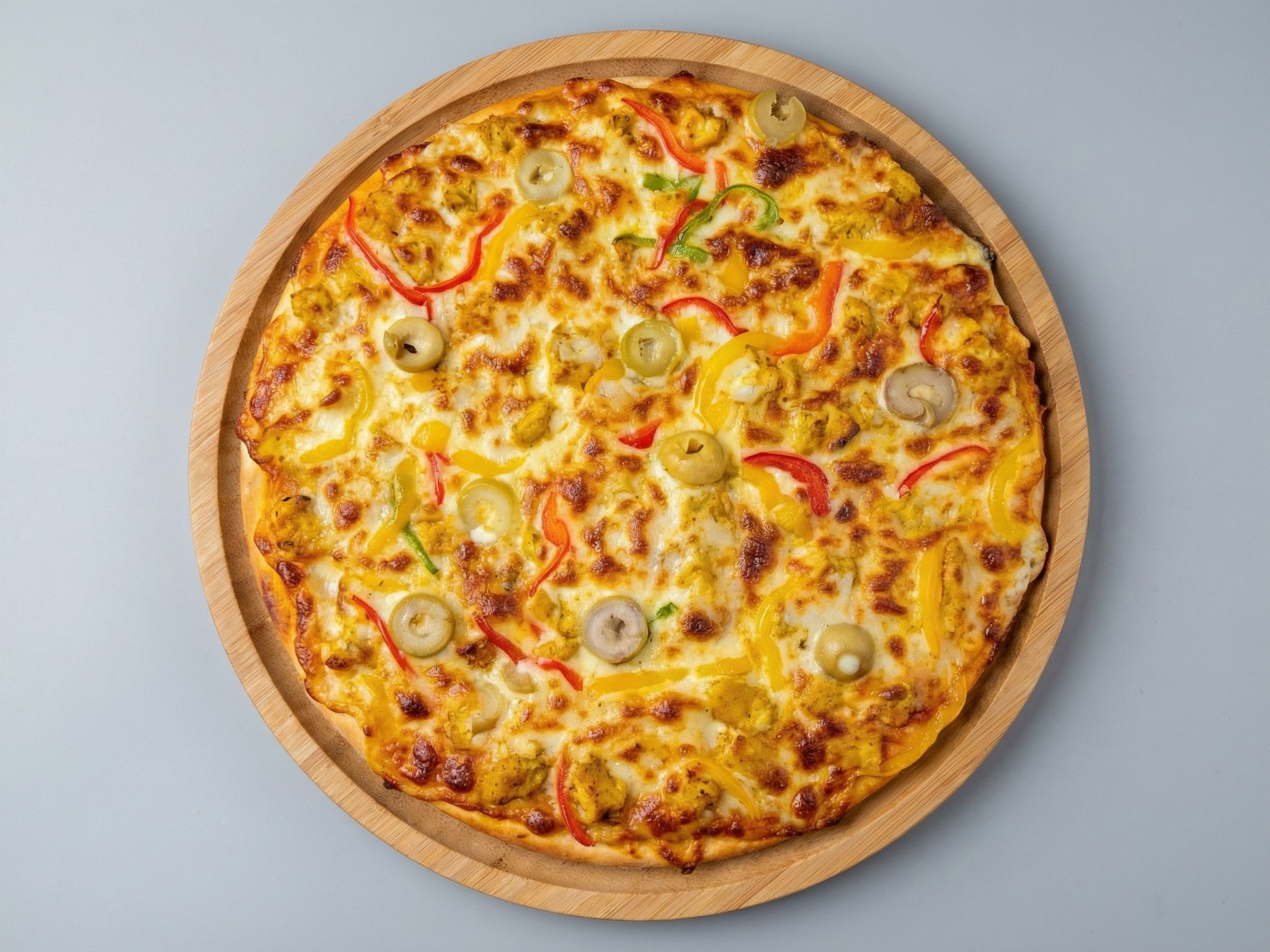 Oriental Chicken Ranch Pizza