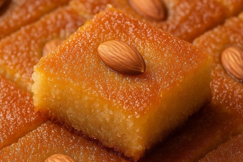 quarter kilo basboosa almond