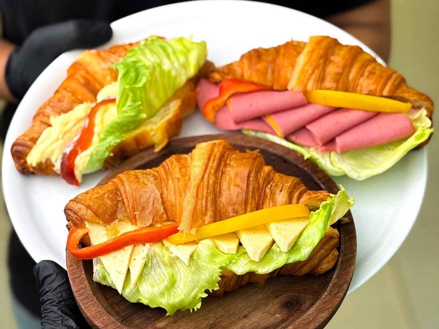 Savory croissant