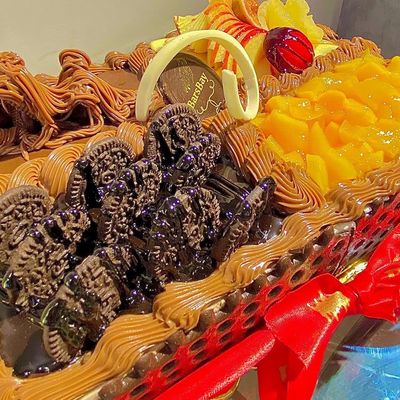 25x25 divided cake