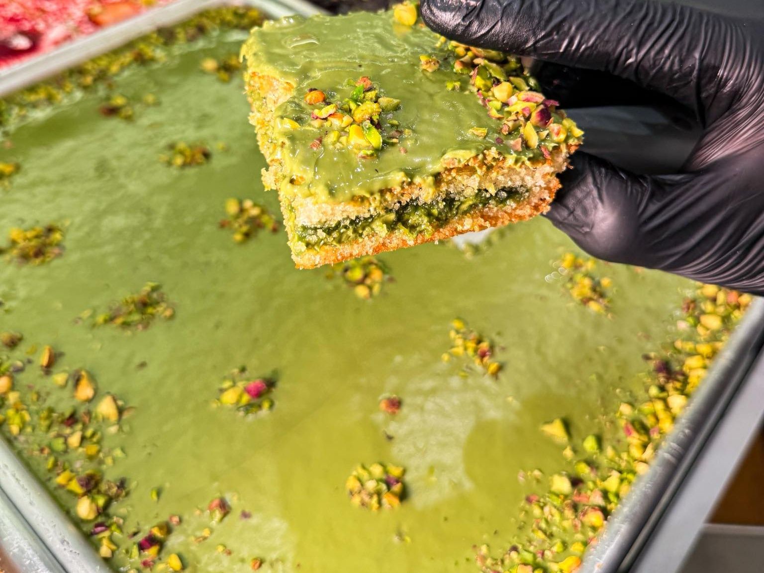Kunafa with Pistachio Cream
