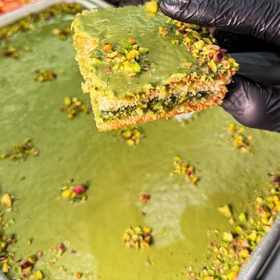 Kunafa with Pistachio Cream