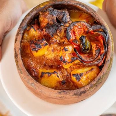 Potatoes with Meat tagine