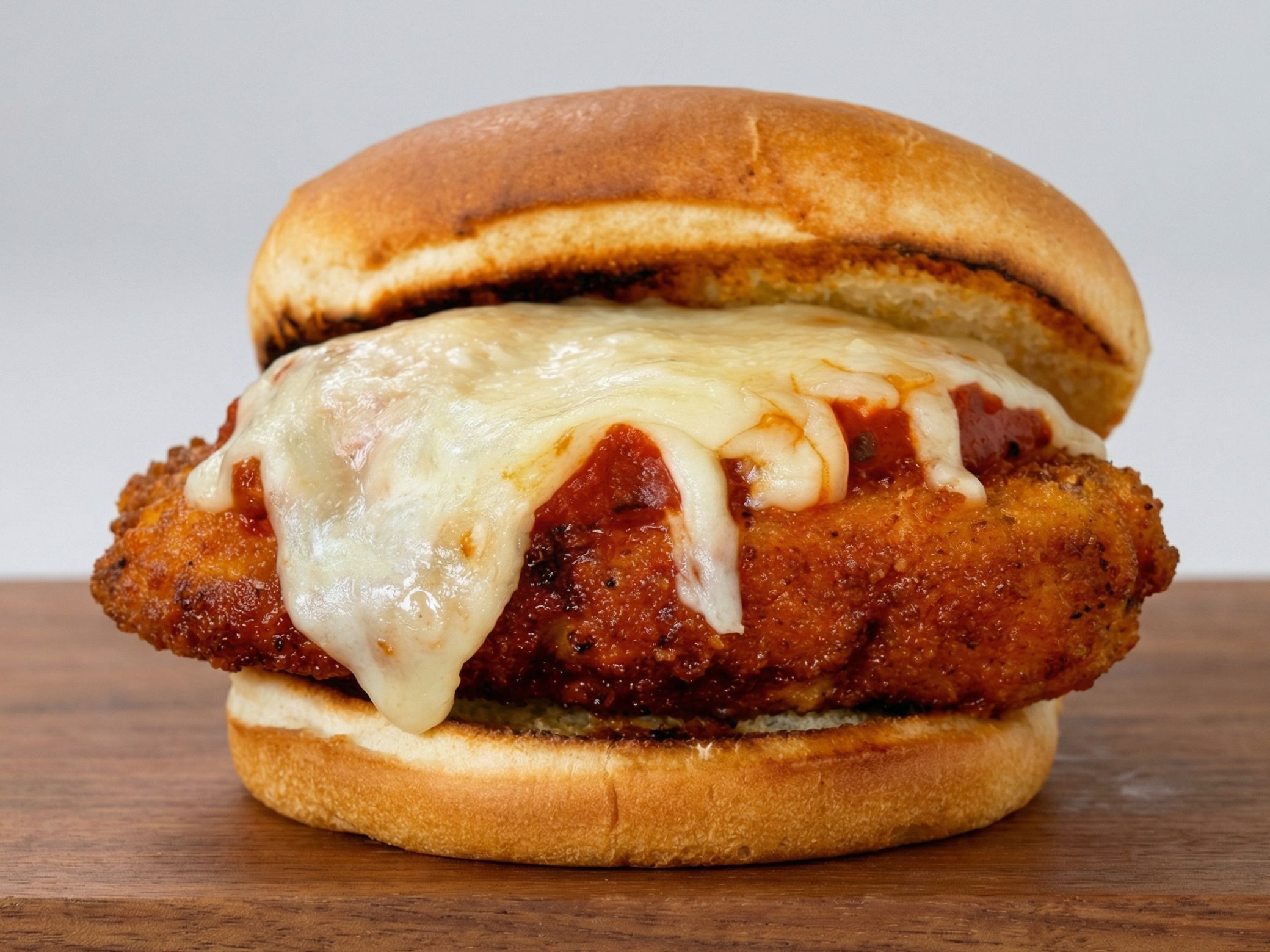 Crispy chicken Parmesan Sandwich
