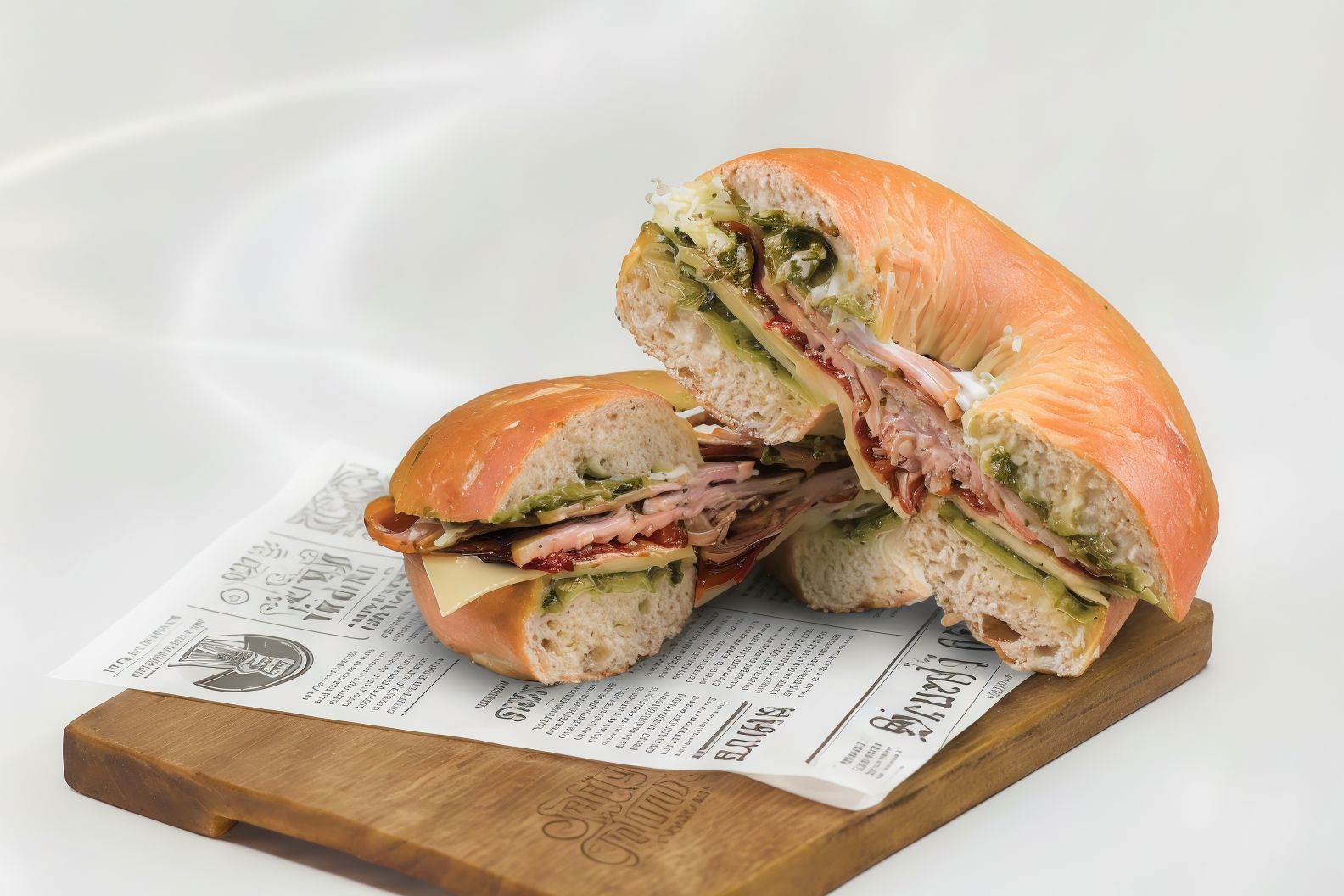 Turkey & Brie Cheese Bagel