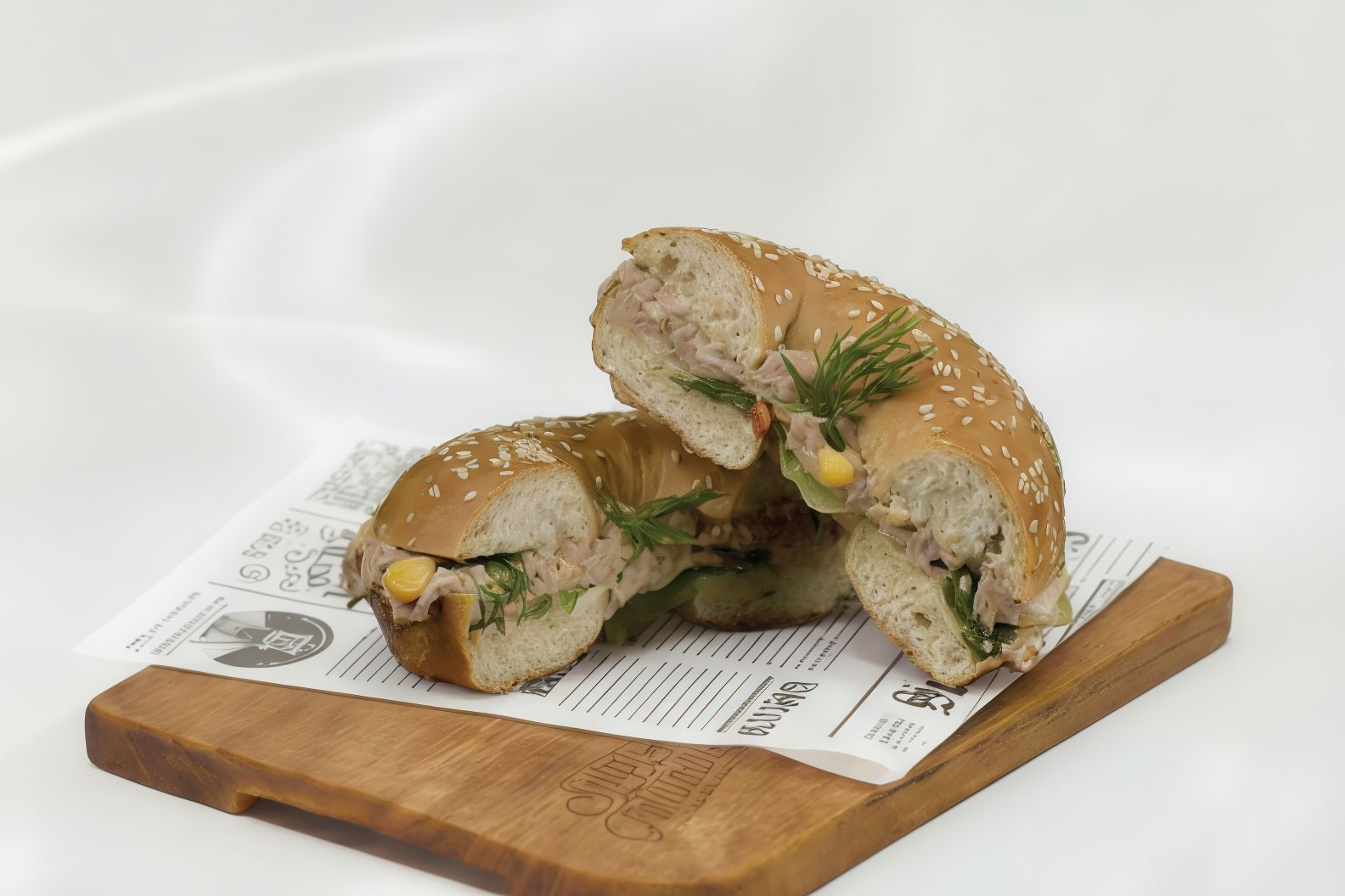 Tuna Brown Bagel