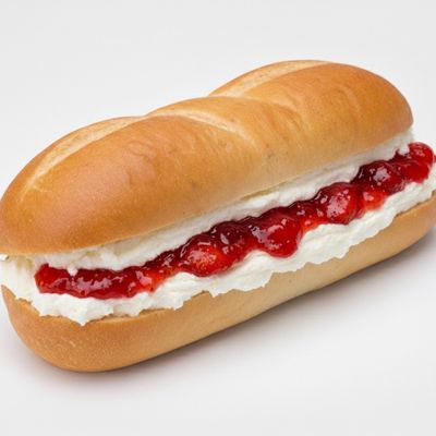 Creamy Jam Sandwich