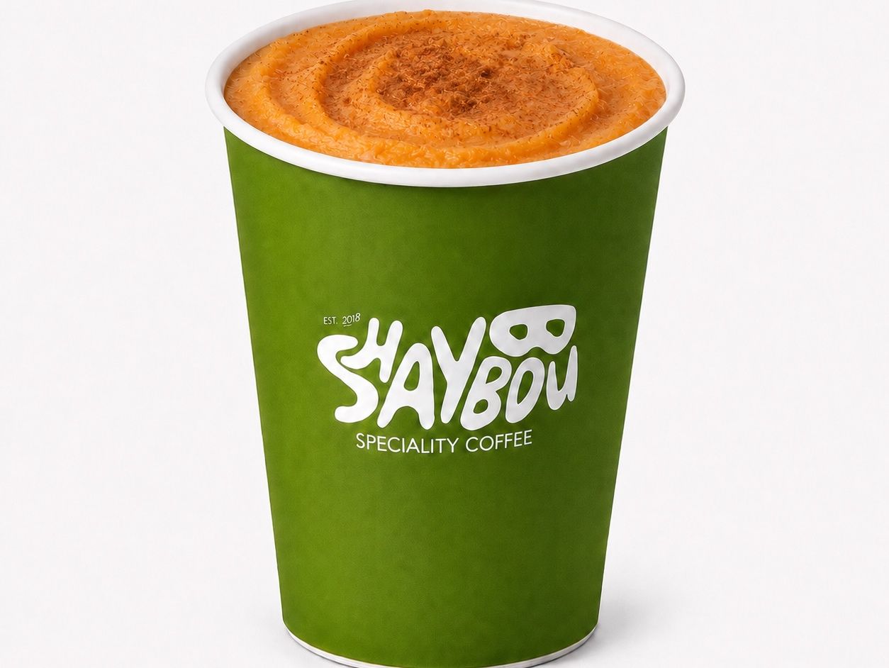 Hot sweet potato with salted caramel