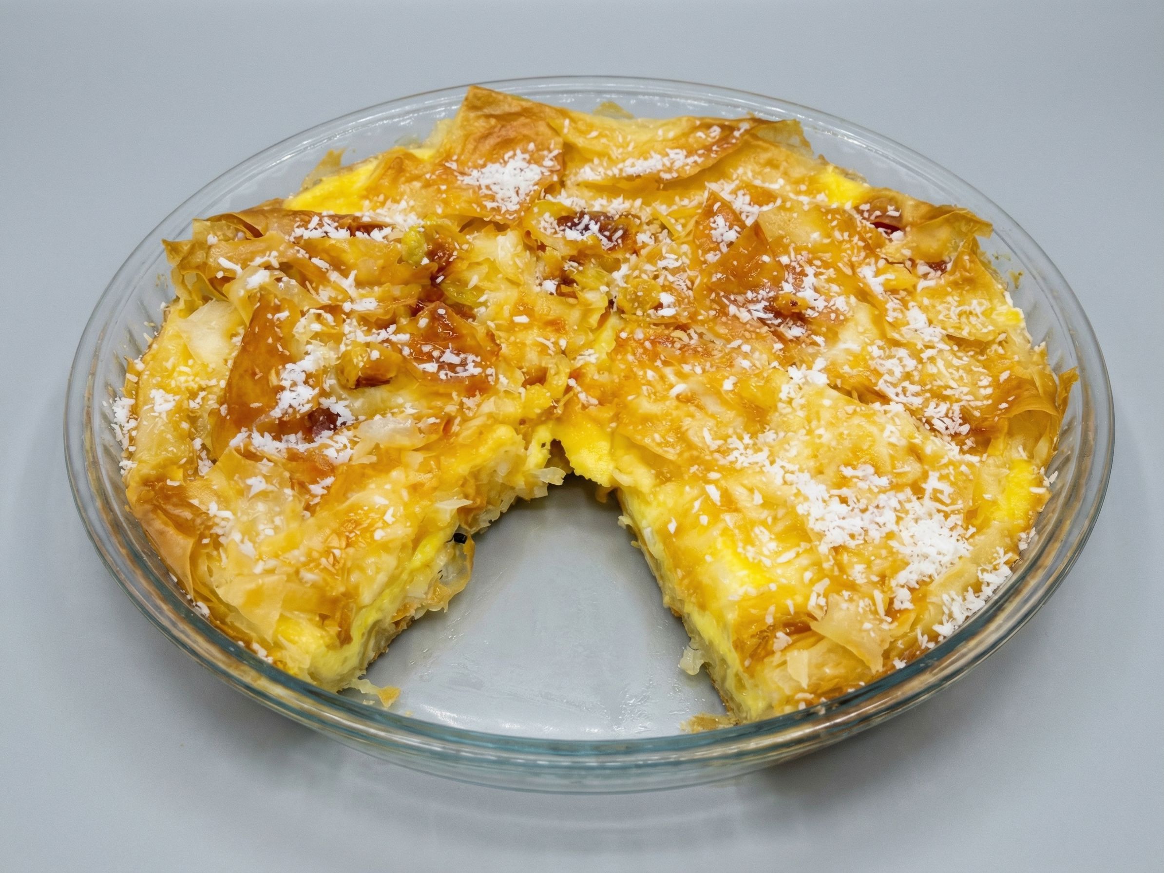Chocolate And Custard Pie