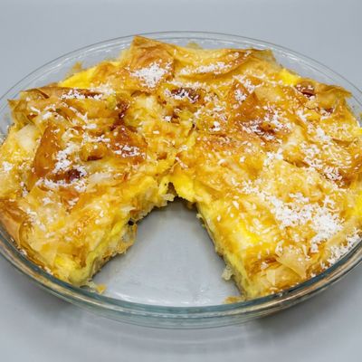 Chocolate And Custard Pie