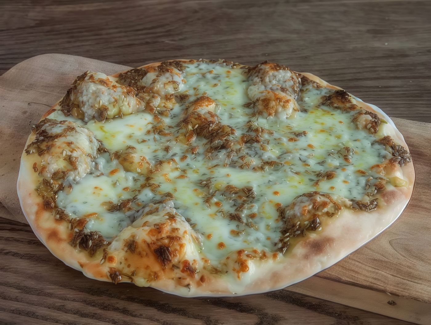 Cheese Zaatar Manoucheh