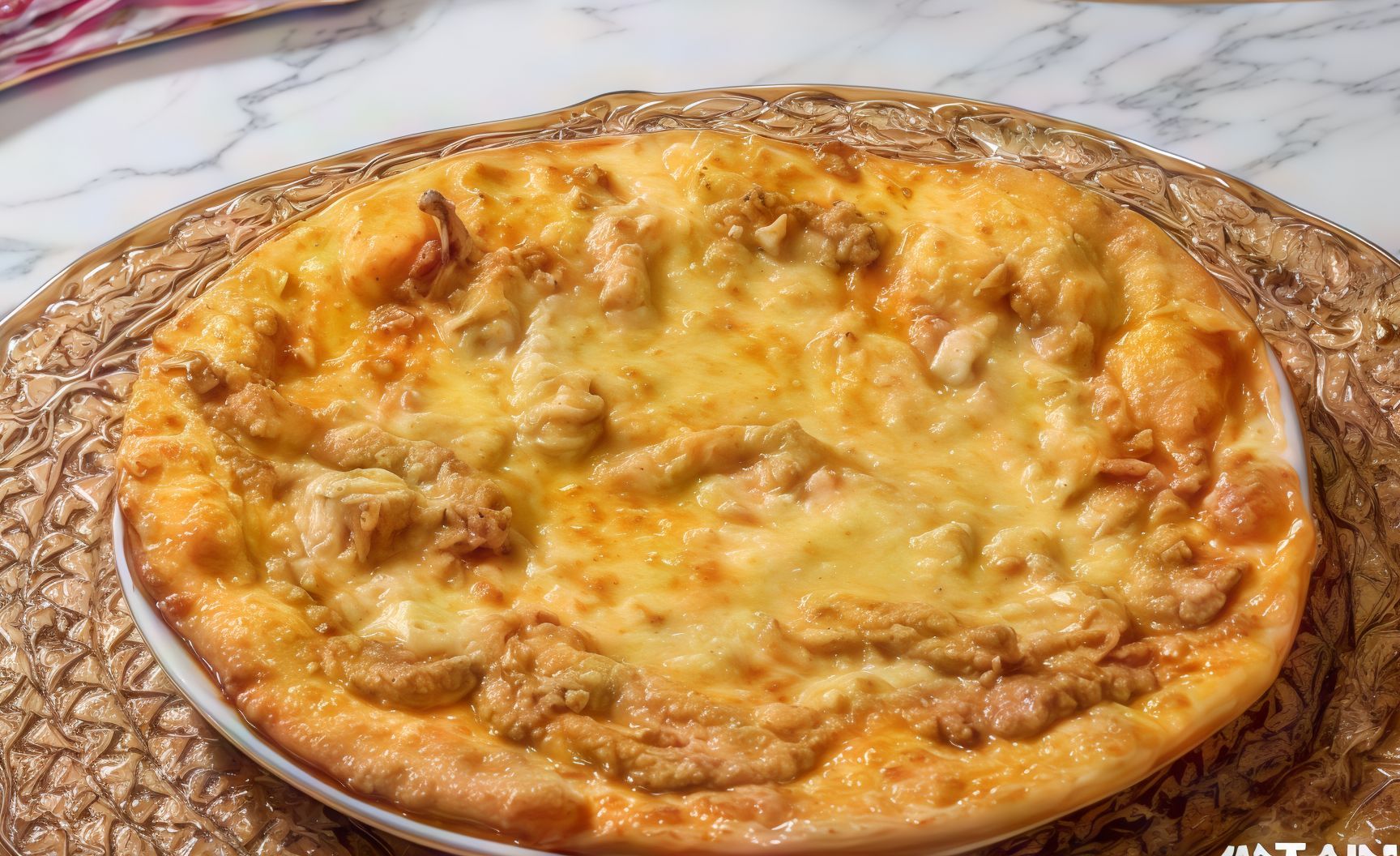 Shish Tawook and Mozzarella Manoucheh