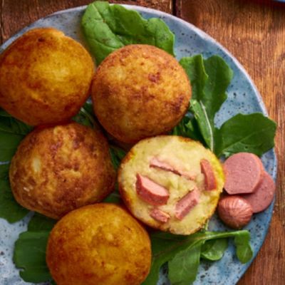 Potatoes Pane Hot Dog Sandwich