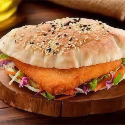 Fried Roumy Cheese Sandwich