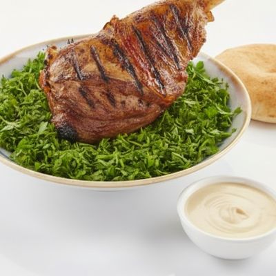Mutton Shank on Charcoal