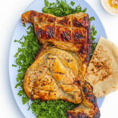 Half Chicken Charcoal Grilled