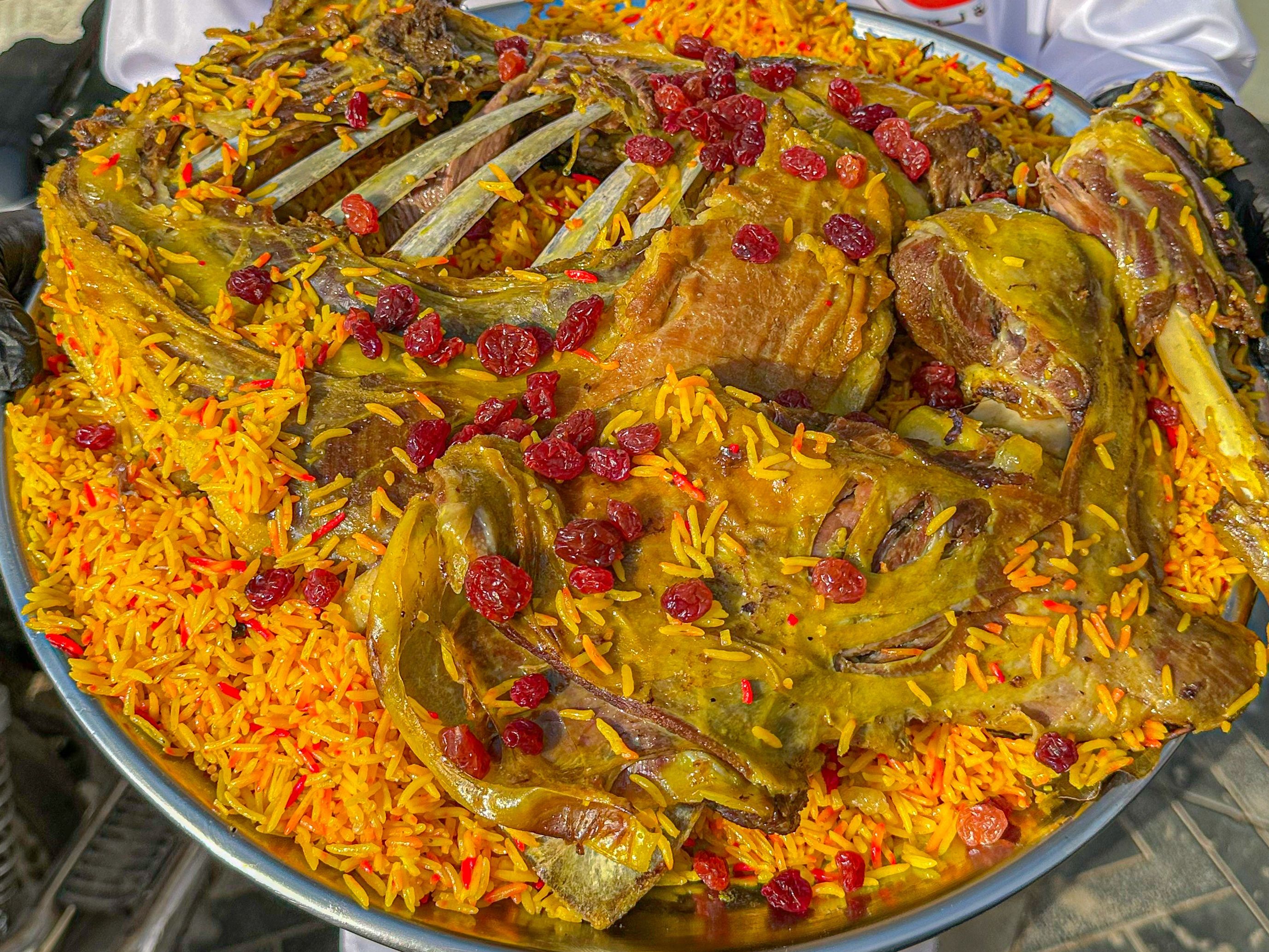 Half Teis Mandi Rice With Nuts