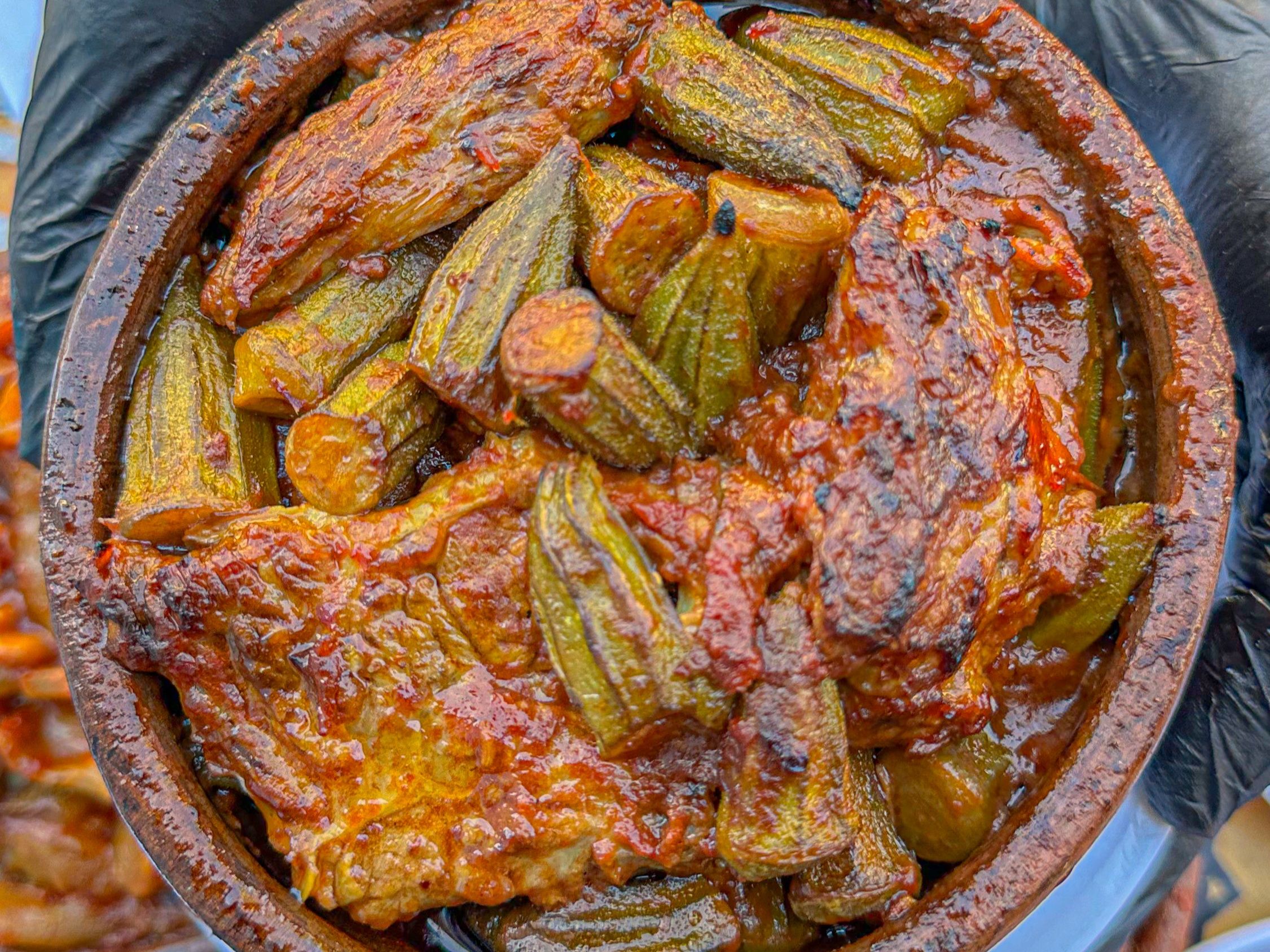 Okra With Meat Casserole