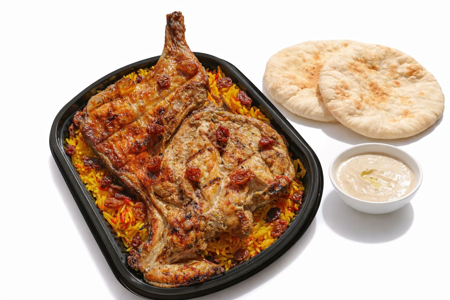 Grilled chicken meal