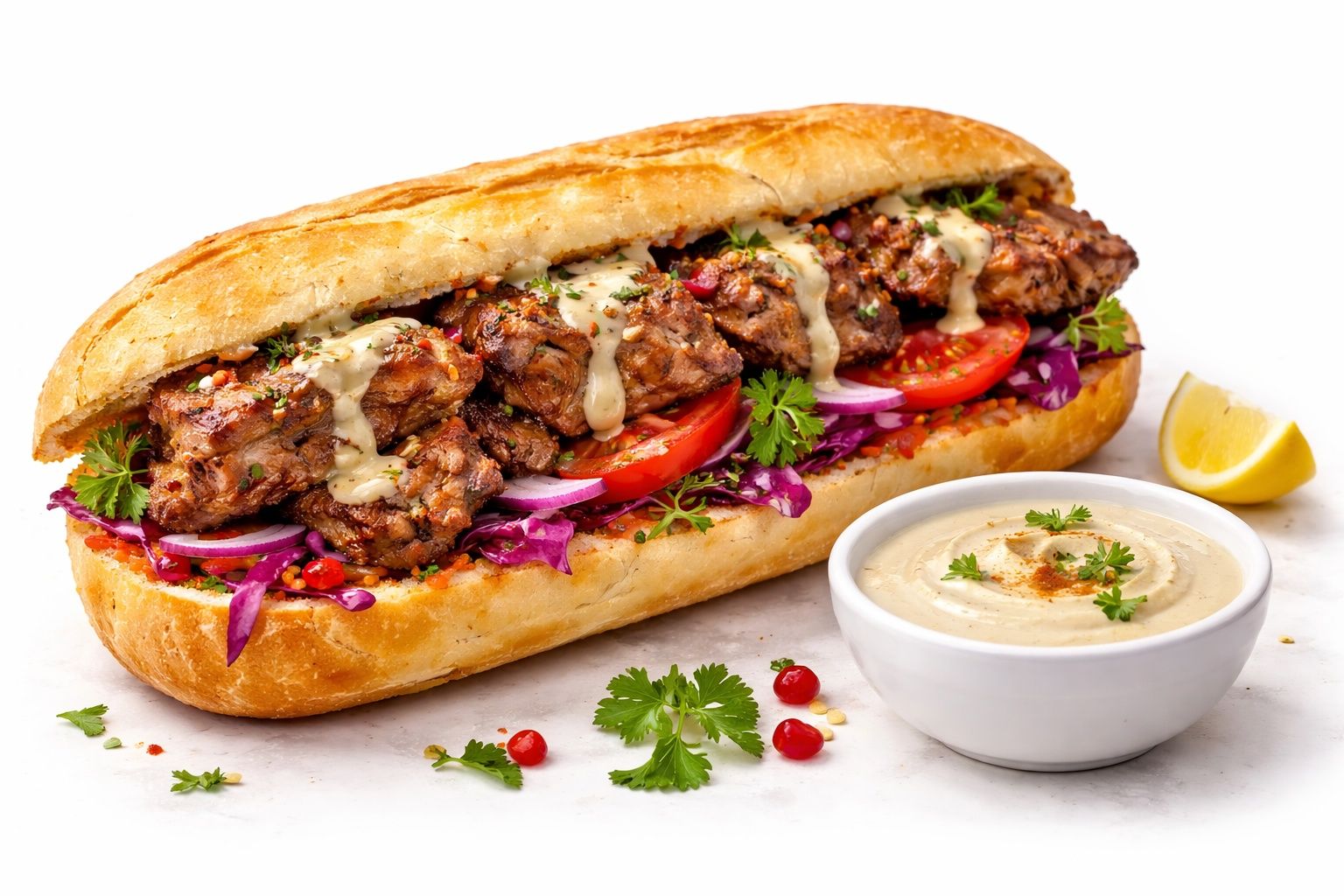 Kebab sandwich