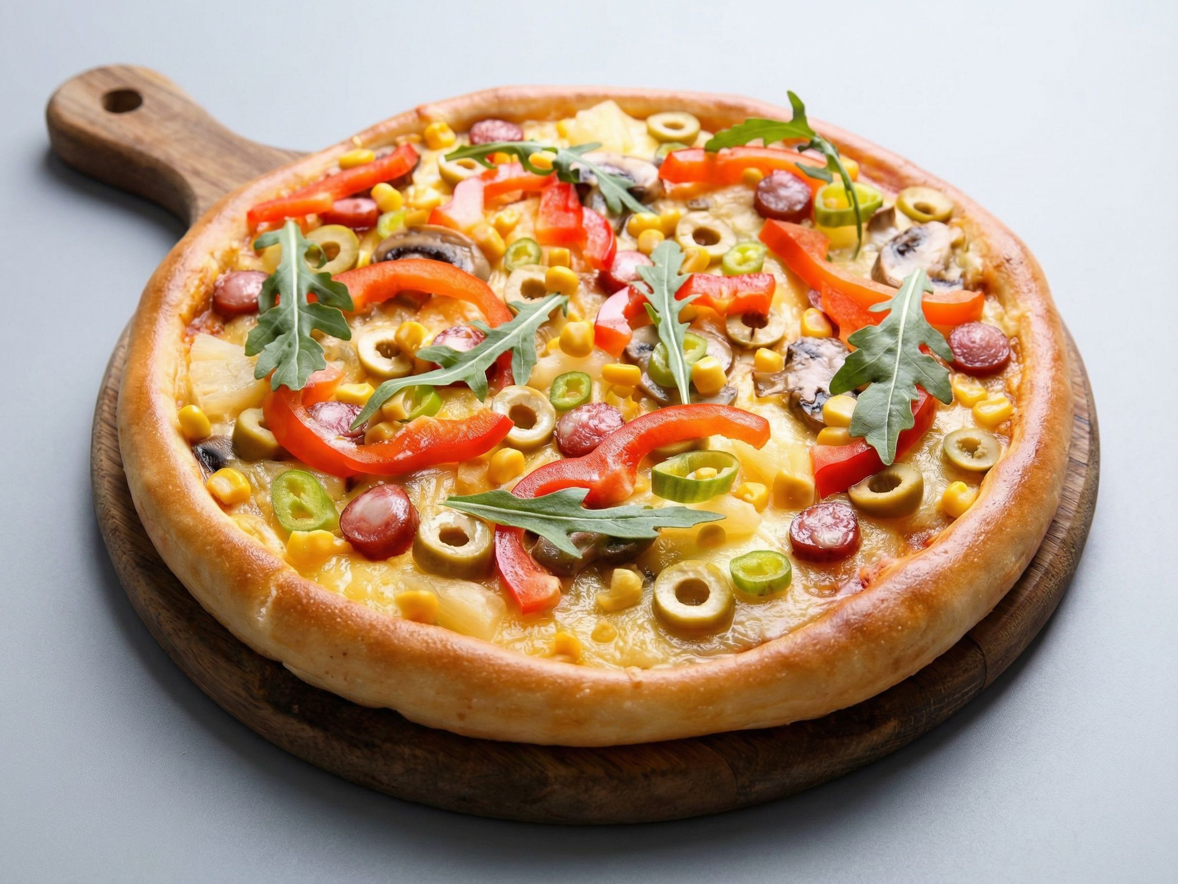 Hot Dog pizza