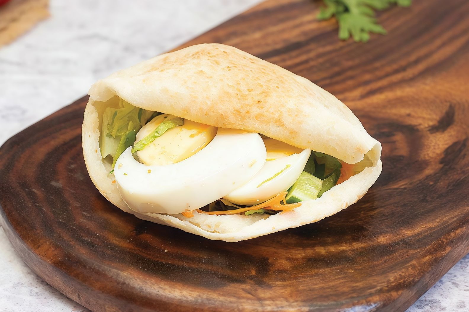 Cheddar Boiled Egg Sandwich