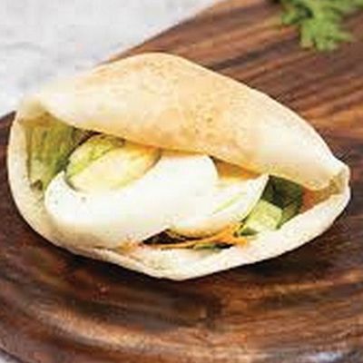 Baba Ghannoug Sandwich with Eggs