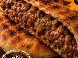 Hawawshi bread on charcoal
