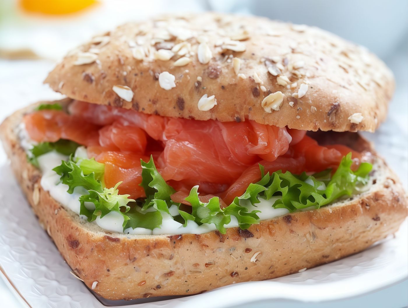 Smoked Salmon Sandwich