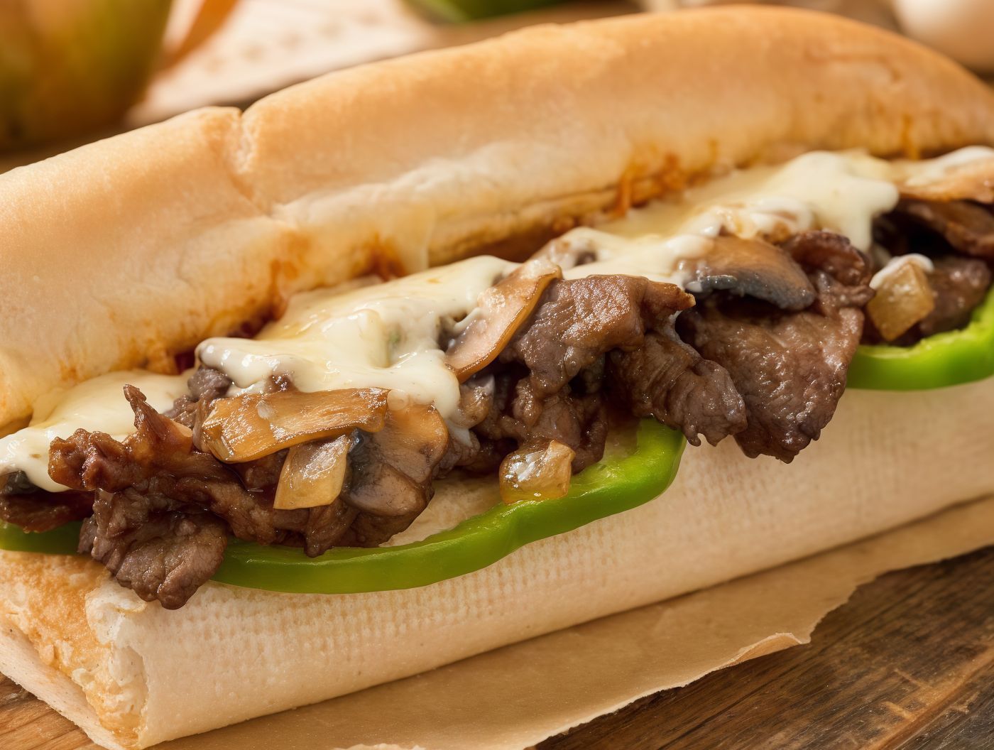 Beef Fajita Sandwich