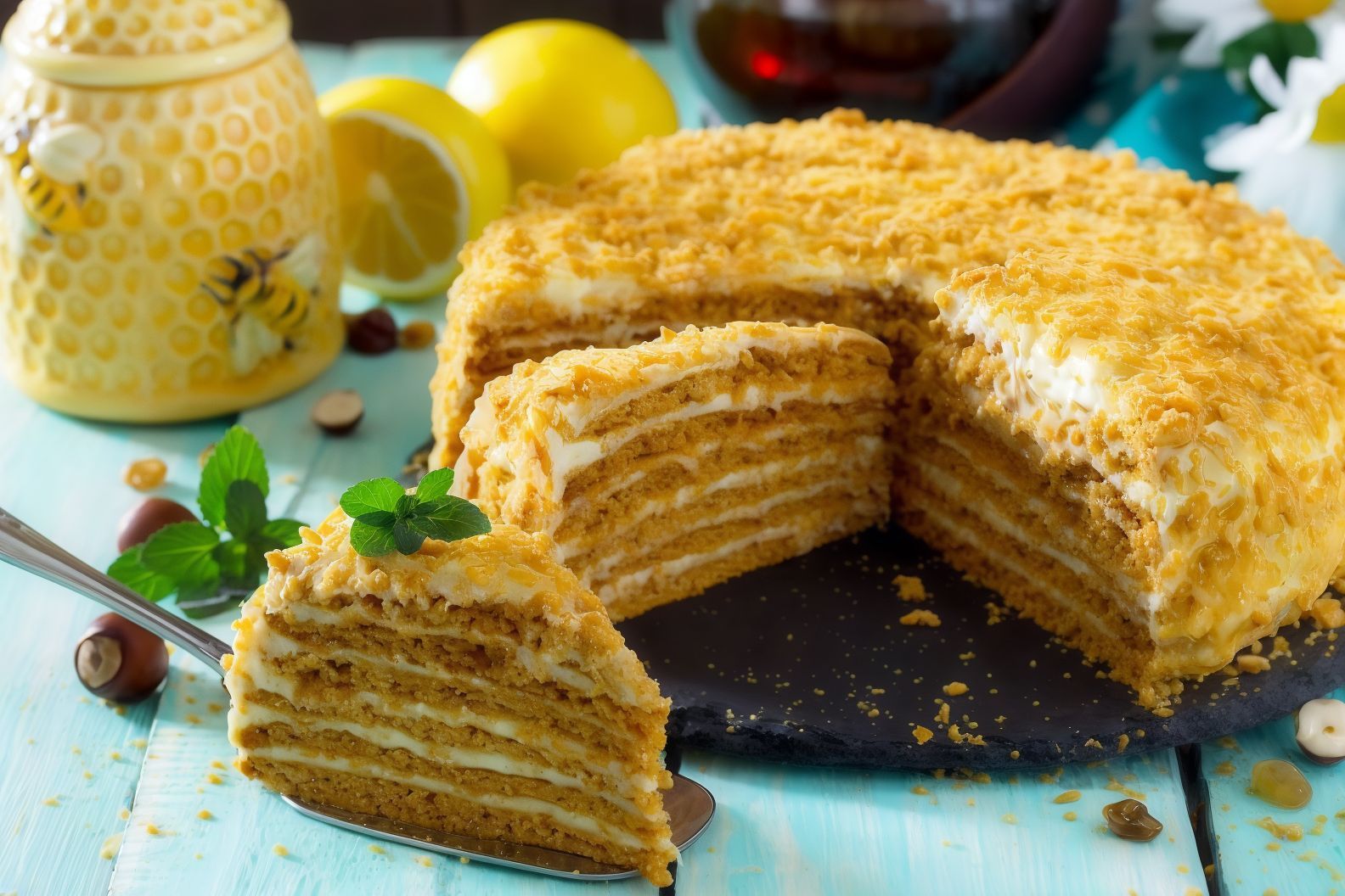 Cream And Honey Pie