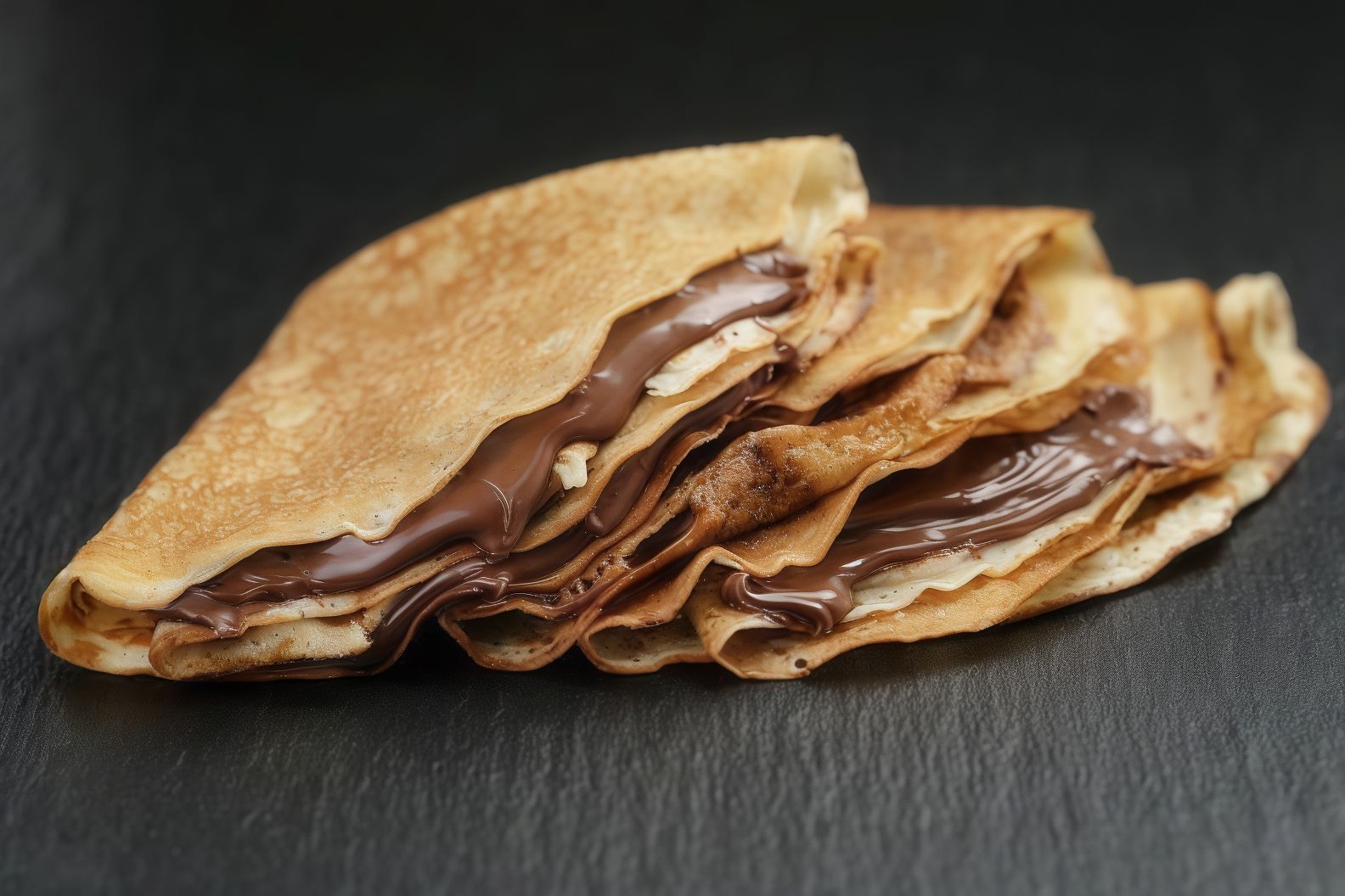 Sweet Crepe Nutella With Hazelnut