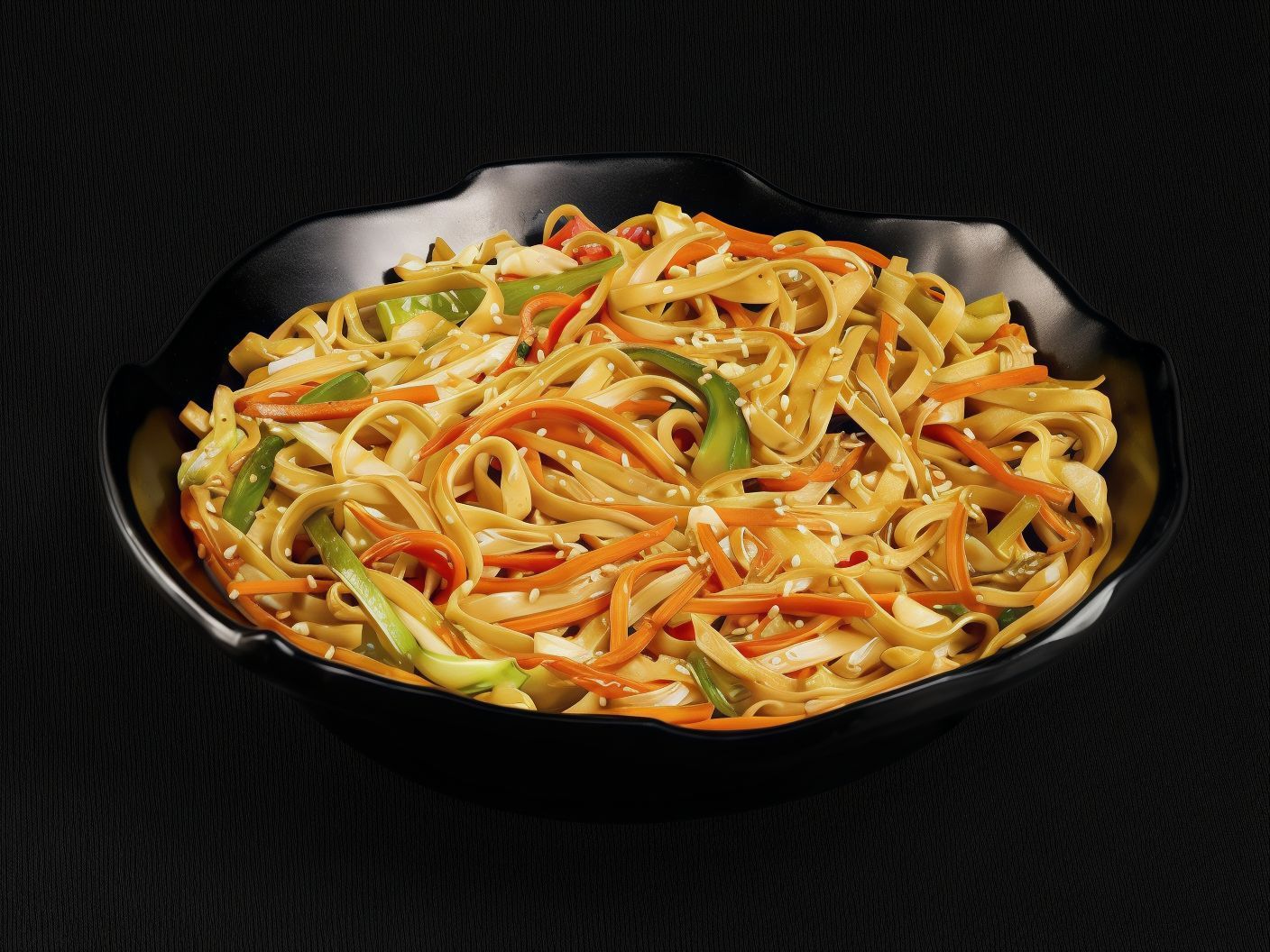Stir Fried Egg Noodles With Vegetables