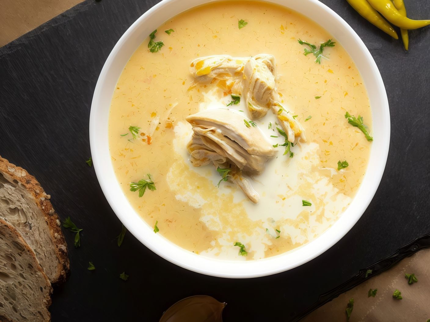 cream with Mushroom and Chicken Soup