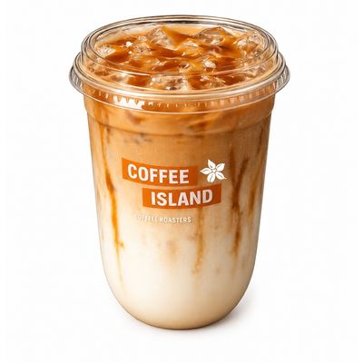 Iced Toffee Caramel Latte