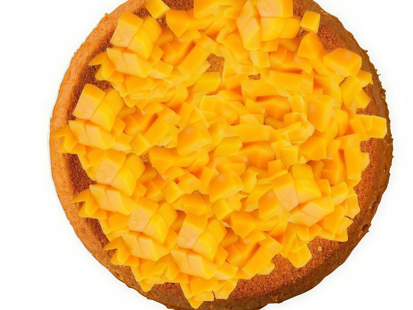 Mango Kunafa With Cream