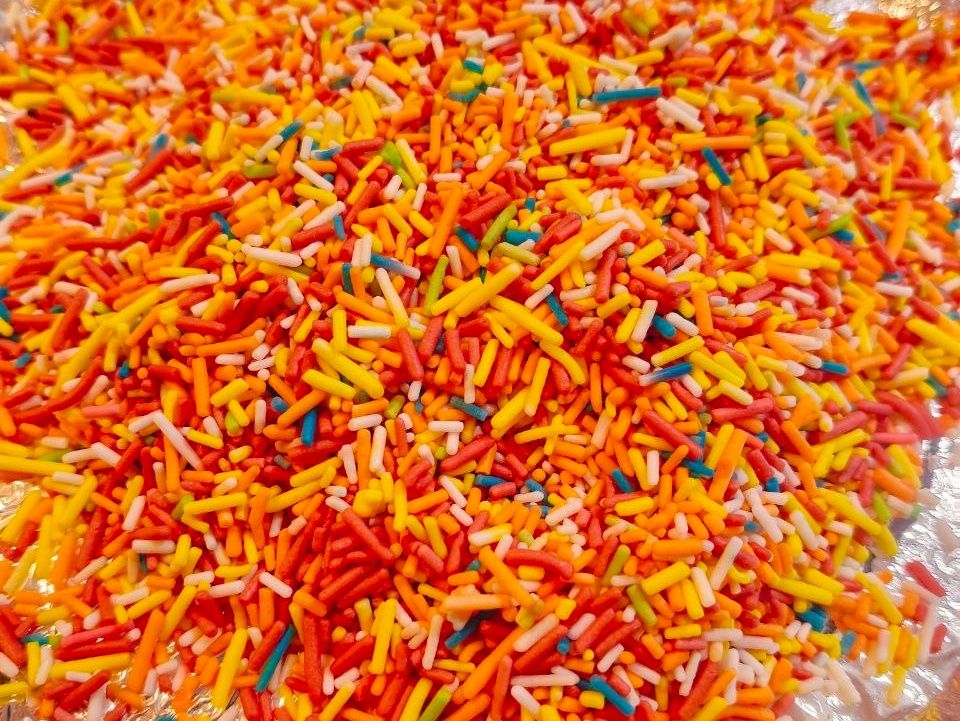 Colorful Long Vermicelli Sprinkles- 180g