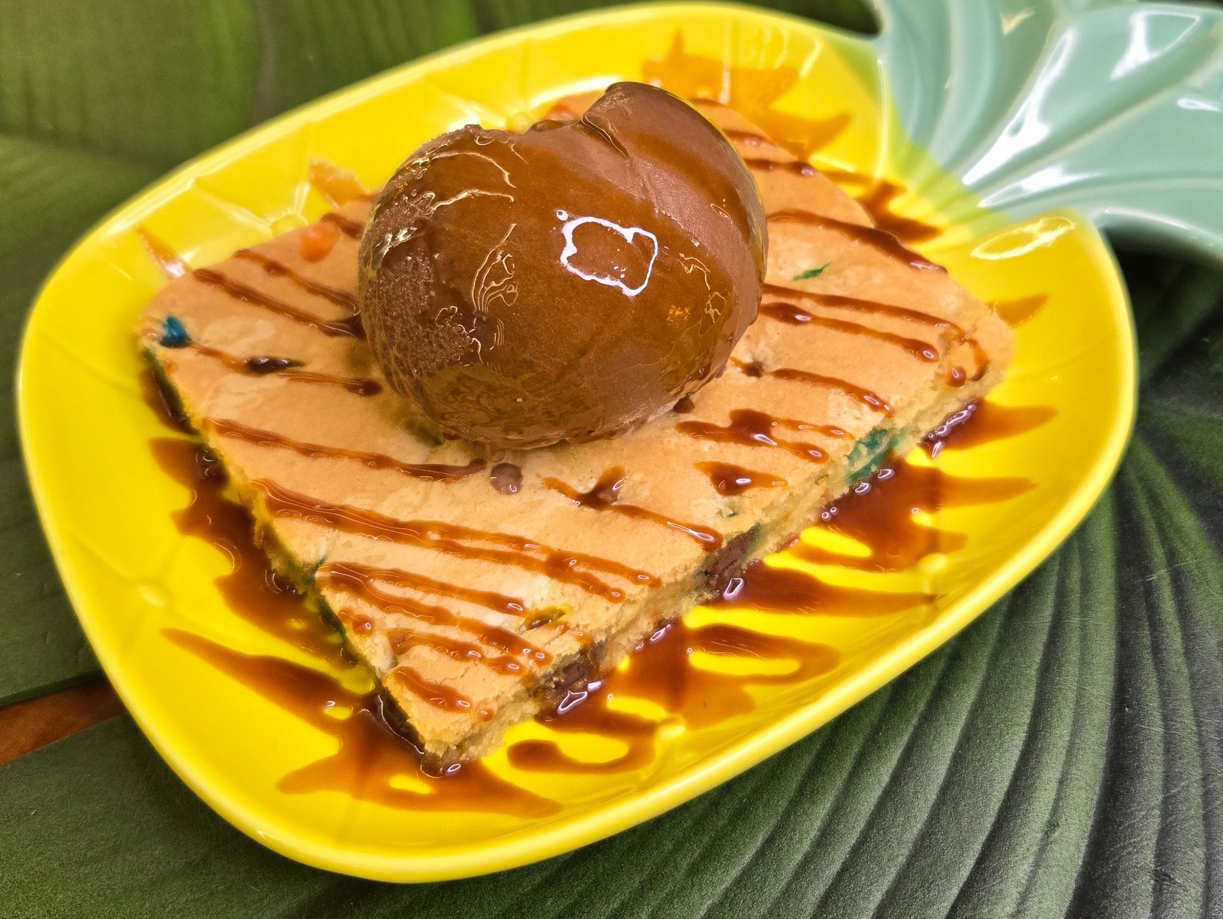 Caramel Brownies With M&MS
